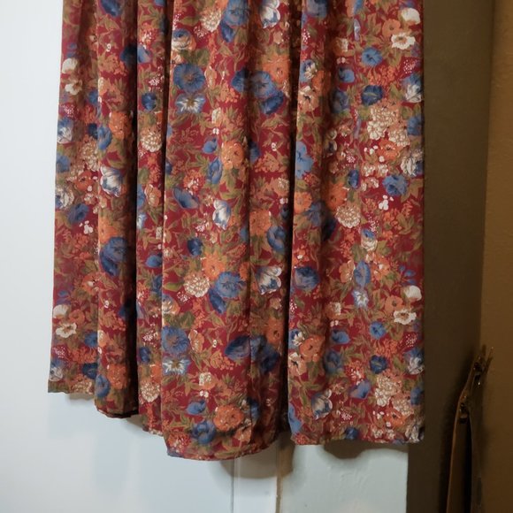 Vintage Necessary Objects Floral High-Waist Skirt - Picture 4 of 4